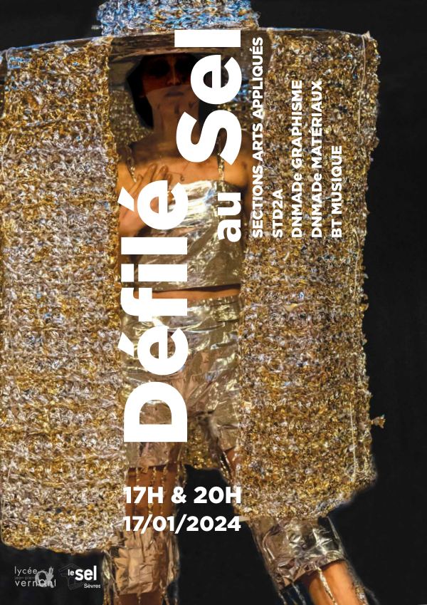 Affiche du défilé des arts appliqués 2024