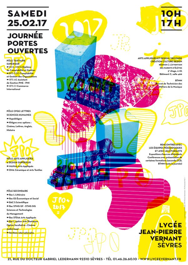Affiche des journées portes ouvertes 2017