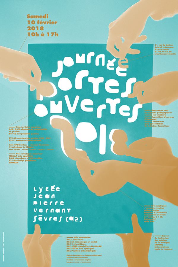 Affiche des journées portes ouvertes 2018